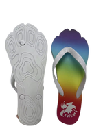 Paw Flip Flops (Rainbow)