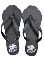 Paw Flip Flops (Black)